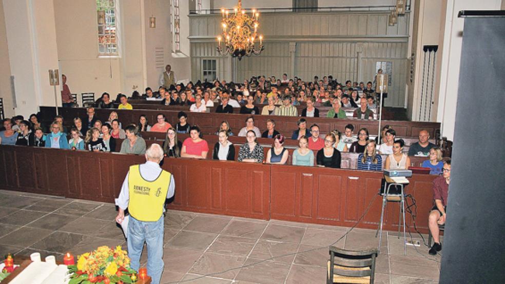 Gut besucht war der Jugendgottesdienst in der reformierten Kirche in Weener. Der nächste Jugendgottesdienst ist für Anfang März geplant und soll in Holthusen stattfinden. © Foto: Luitjens