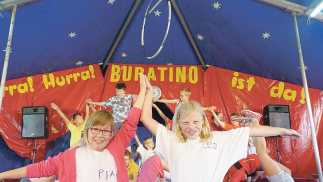 Großer Auftritt in der Manege