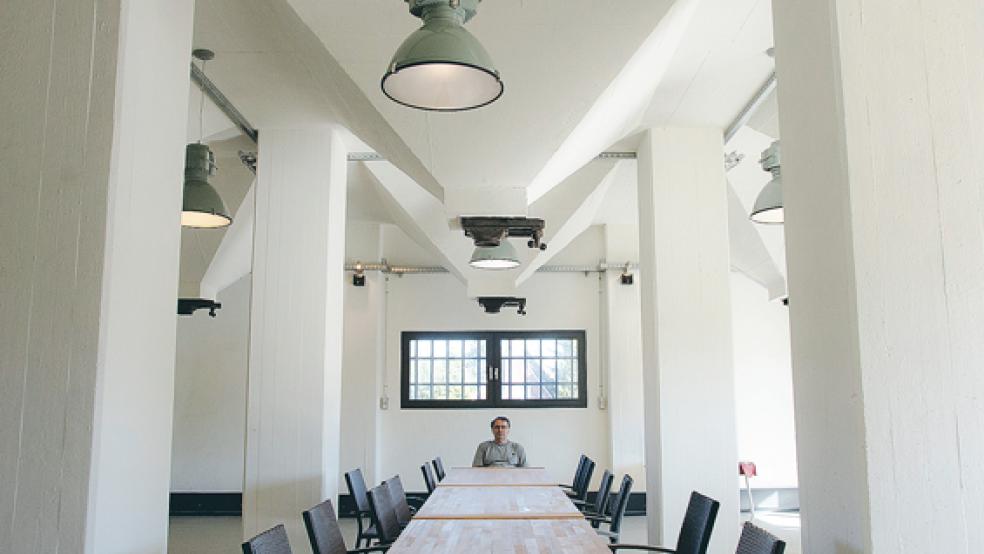 Raum für viel Kultur: Im Erdgeschoss des ehemaligen Kornspeichers will Frank-Hilmar Bockhacker künftig regelmäßig Veranstaltungen anbieten. © Fotos: Hanken