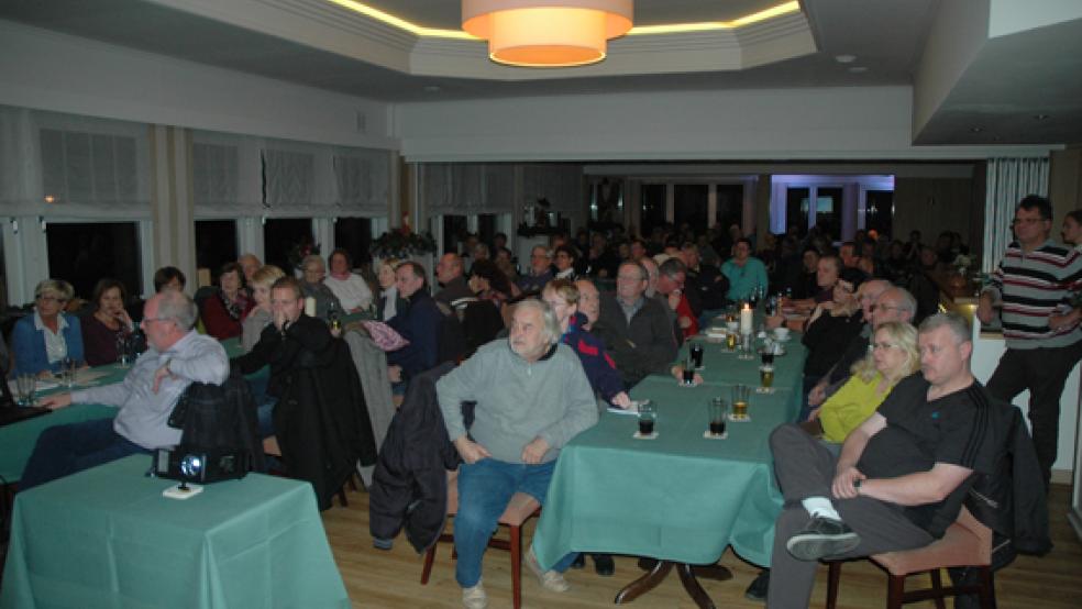 Im Hotel-Restaurant »Reiherhorst« in Halte hatten sich Anfang Dezember 2015 viele Anlieger versammelt, um sich über den geplanten Sandabbau zu informieren. © Foto: Szyska