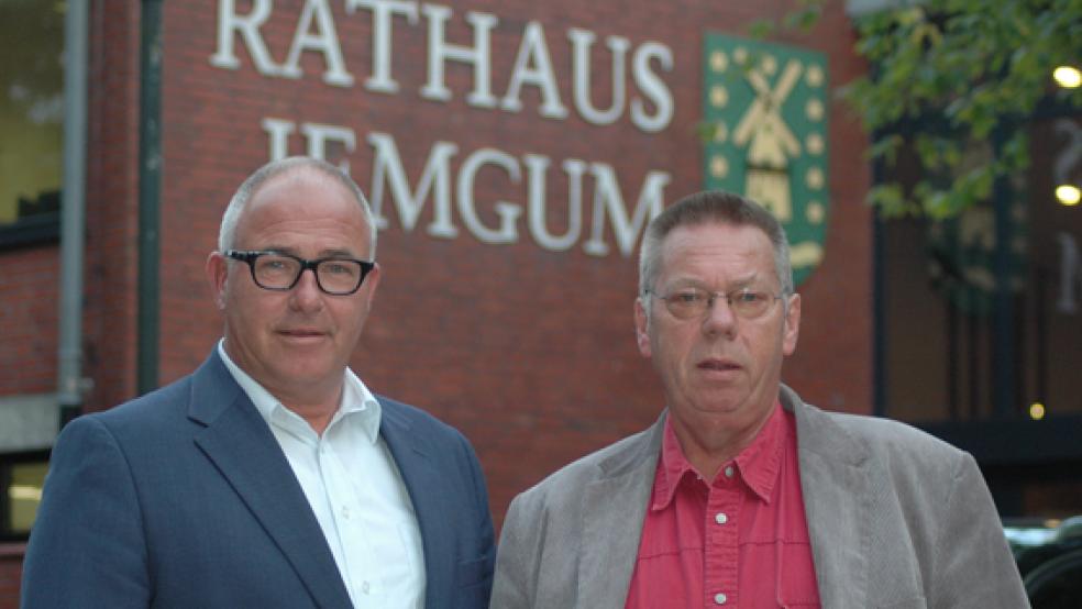 Hans-Peter Heikens (links) verspürt »Rückenwind«. Helmut Plöger (rechts) hofft, »das Ruder noch herumreißen zu können«. © Foto: Szyska