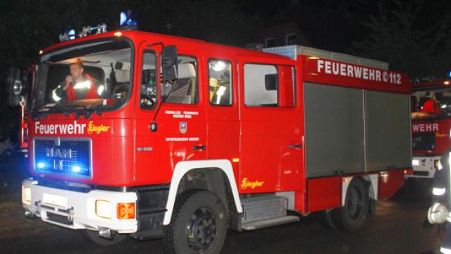 Zimmerbrand nur rauchender Grill