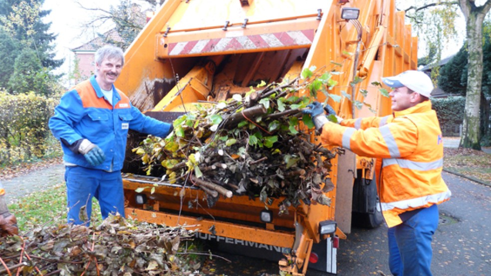 Ab Mitte Oktober werden im Landkreis Leer wieder Strauchabfälle abgeholt. © Foto: Landkreis Leer