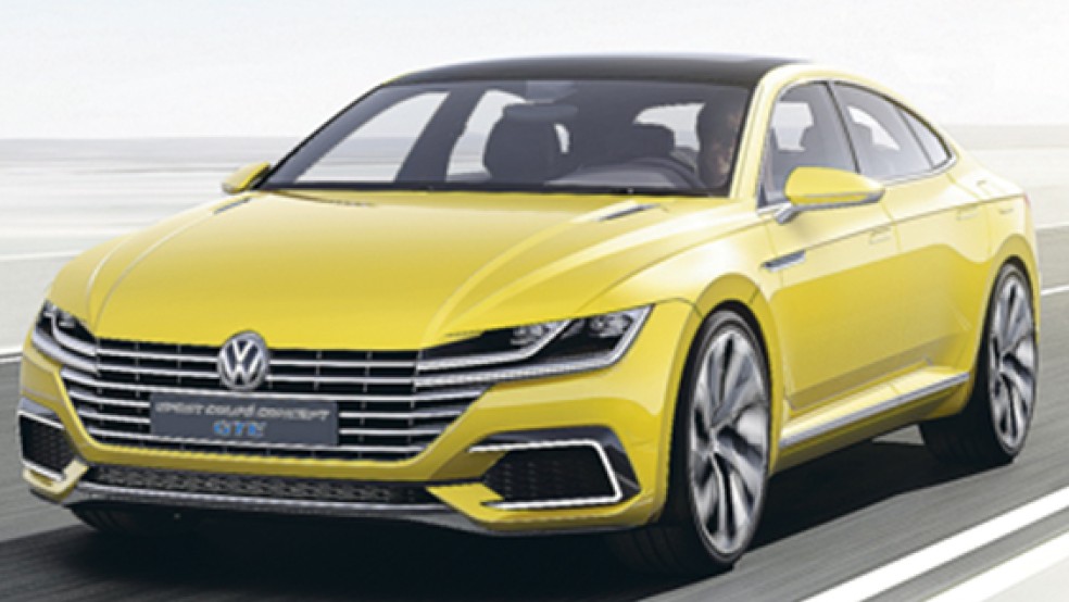 So sieht es aus: Das neue Coupé von Volkswagen soll den jetzigen Passat CC ablösen und ab Februar nächsten Jahres im Emder VW-Werk vom Band rollen. © Foto:Volkswagen