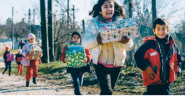 »Weihnachten  im Schuhkarton«