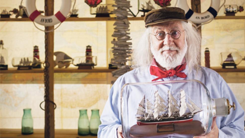 Dieter Hallervorden als ostfriesischer Eigenbrötler Uwe Hinrichs. © Foto: Universum Filmt