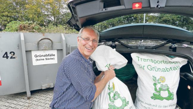 Neue Säcke für Laub und Strauchschnitt