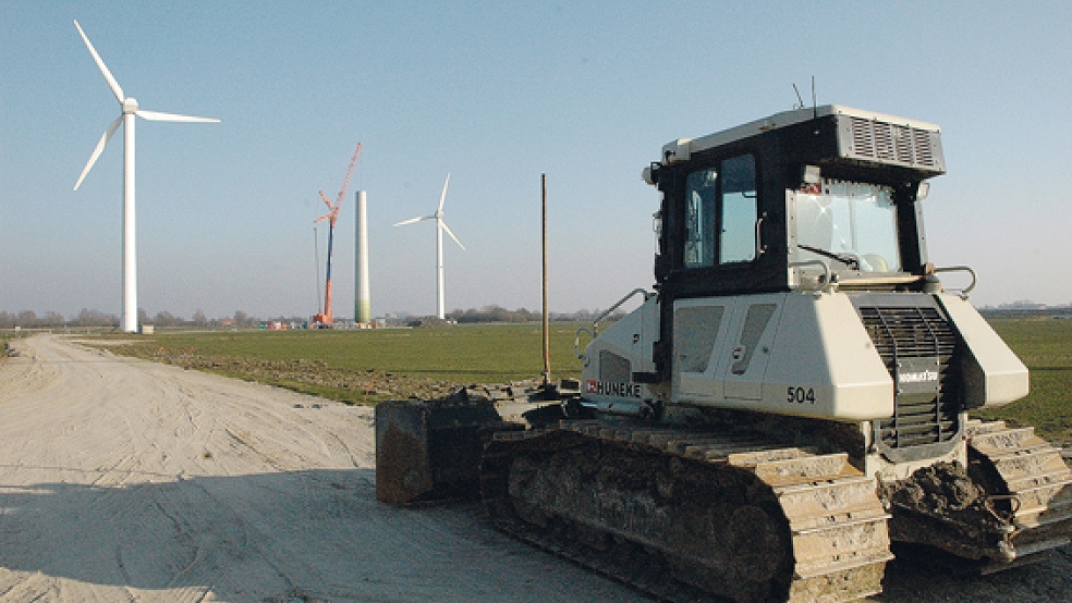Die Planung neuer Windparks im Landkreis Leer bleibt umstritten. © Archivfoto: Szyska