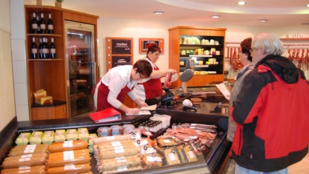 Neu gestaltet wurde auch die Selbstbedienungs-Theke der Fleischerei Leggedör. © Foto: Hoegen
