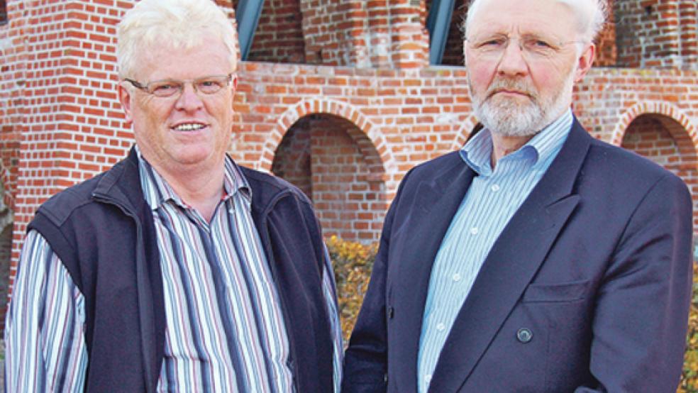 Ende der Zusammenarbeit im Jemgumer Gemeinderat: Fünf Jahre lang waren die Einzelratsherren Dieter Gottwald (links) und Arnold Venema in einer Gruppe vereint. © Foto: RZ-Archiv