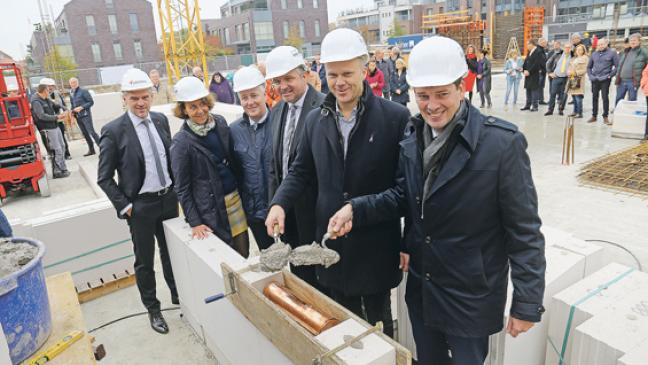 Erster Tag mit Klärwärtern und Soldaten