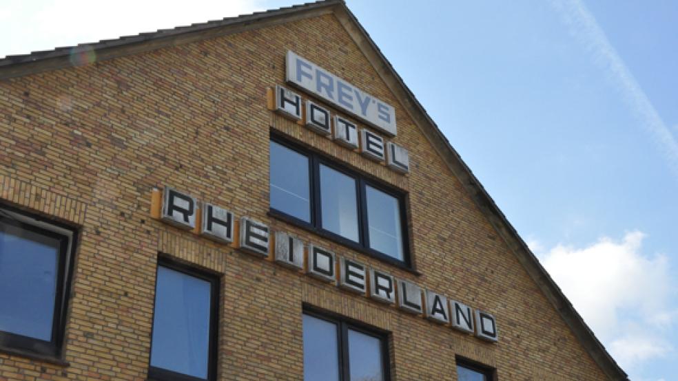 Das ehemalige Hotel Frey wurde bislang noch nicht durch die Stadt Weener angemietet. © Archivfoto: Boelmann