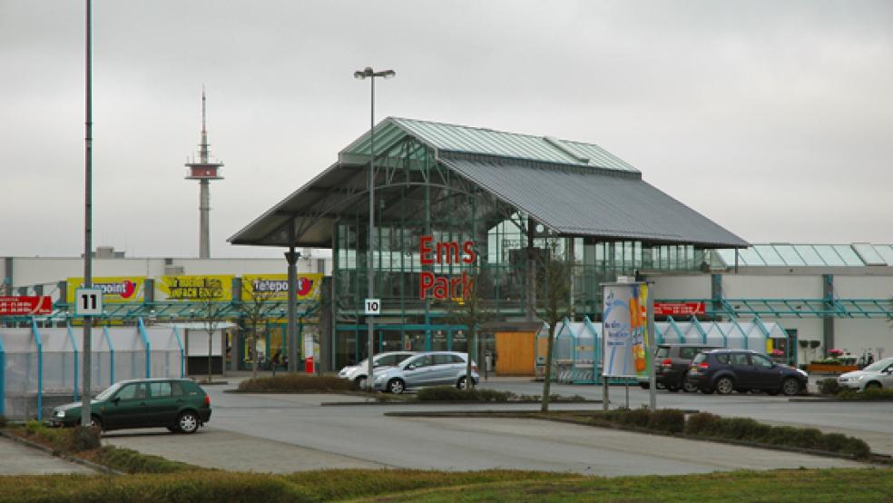 Das Einkaufszentrum EmsPark in Nüttermoor soll für 25 Millionen Euro modernisiert werden. © Archivfoto: Szyska