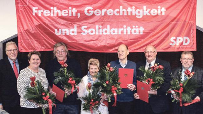 50 Jahre lang aktiv im Dienst der SPD