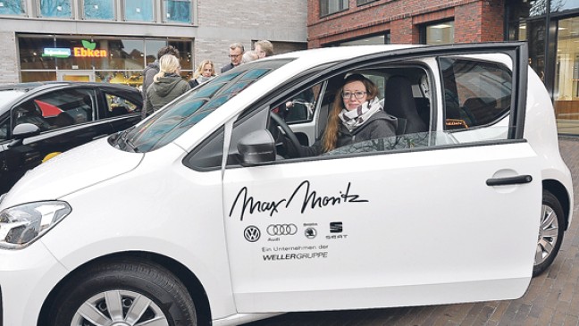 Mit neuem Auto zur Arbeit nach Weener