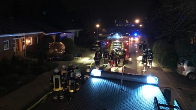 Mann bei Zimmerbrand schwer verletzt