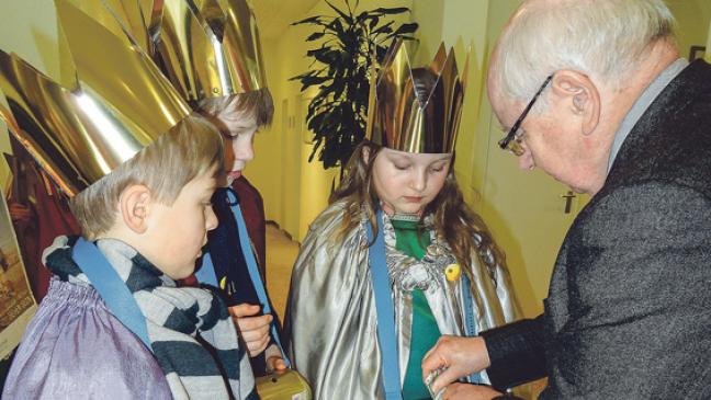 Katholische Sternsinger unterwegs