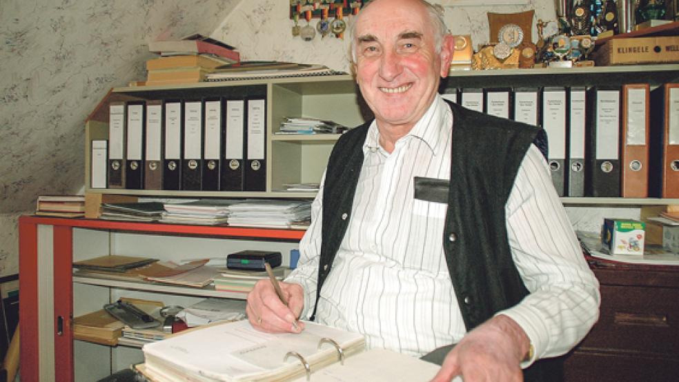 Engagierter Politiker, Ortsvorsteher, Schützenbruder und vor allem eine Frohnatur: Theodor Freerks aus Diele ist mit 75 Jahren verstorben. © Archivfoto: Hanken