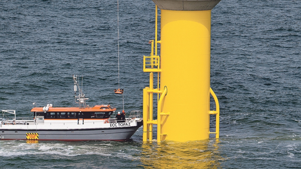 »Dong Energy« will in diesem Jahr den Offshore-Windpark »Borkum Riffgrund 2« bauen. © Symbolfoto: Siemens