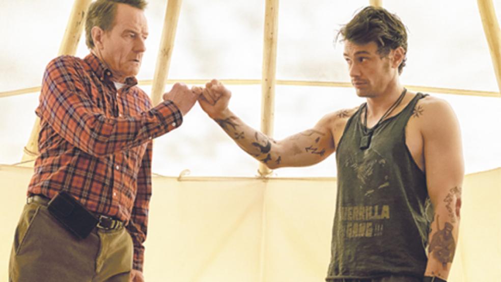 »Warum ausgerechnet er?« Ned Fleming (Bryan Cranston, links) kann und will sich nicht mit seinem Schwiegersohn in spe Laird Mayhew (James Franco) anfreunden.  © Foto: 20th Century Fox 