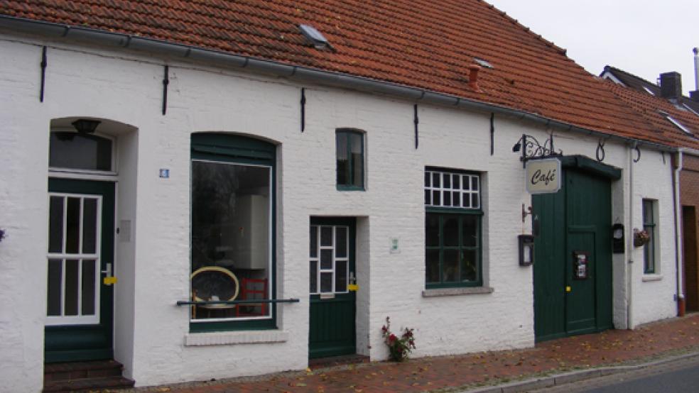 Gilt als Tatort: Das Galerie-Café von Gerda Basse in Bingum. © Foto: Szyska