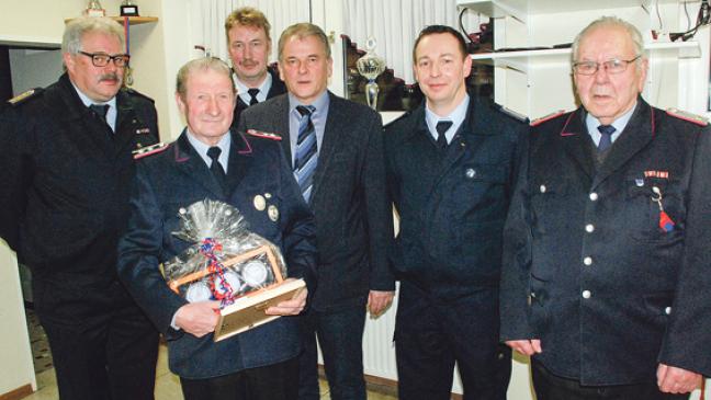 Siebe Smeins seit 40 Jahren in der Wehr