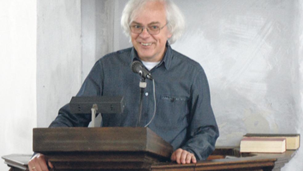 Pastor Manfred Gerke lädt zum »Singen und Springen« ein. © Foto: privat