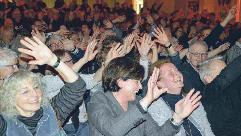 Beste Stimmung herrschte am Freitagabend in der Bunder Dorfgemeinschaftsanlage. © Fotos: Himstedt