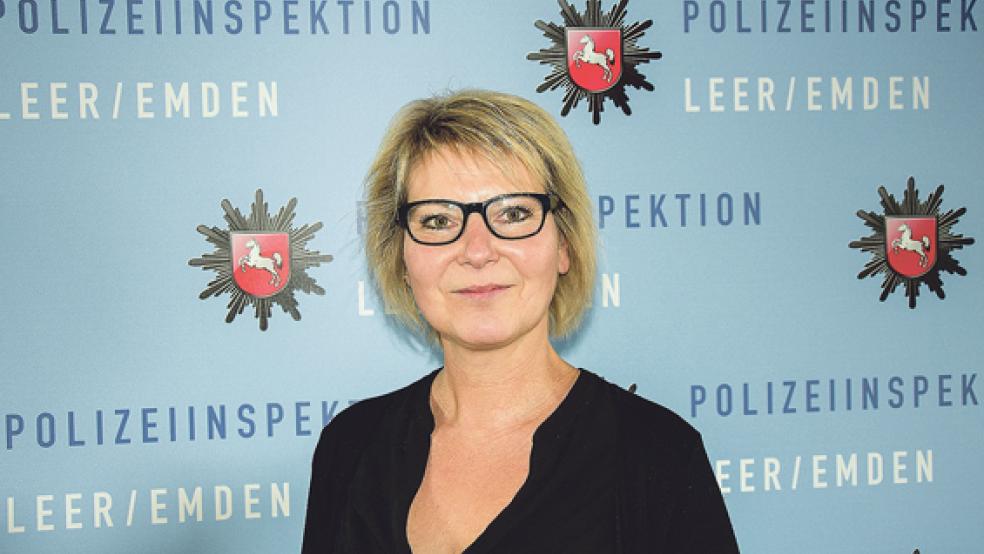 Petra Puls ist Opferbeauftragte der Polizeiinspektion Leer/Emden. © Foto: Polizei