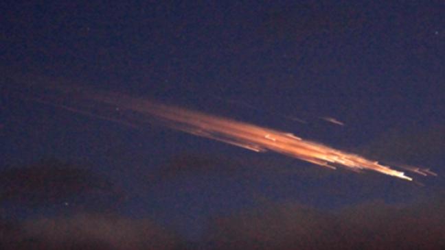 Leuchtendes Objekt über Jemgum