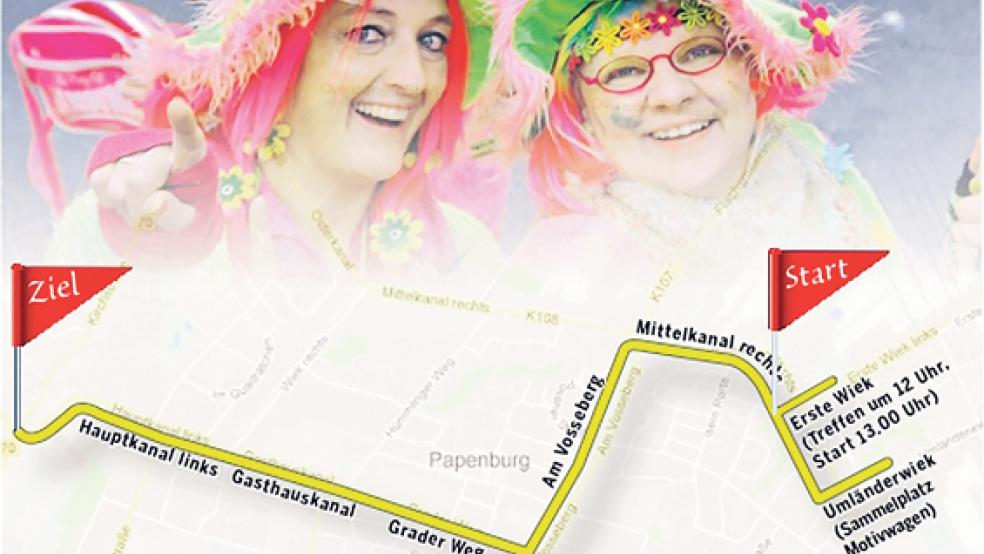 Die Streckenführung des Karnevalsumzugs ist dieselbe wie im vergangenen Jahr.  © Foto: Becker