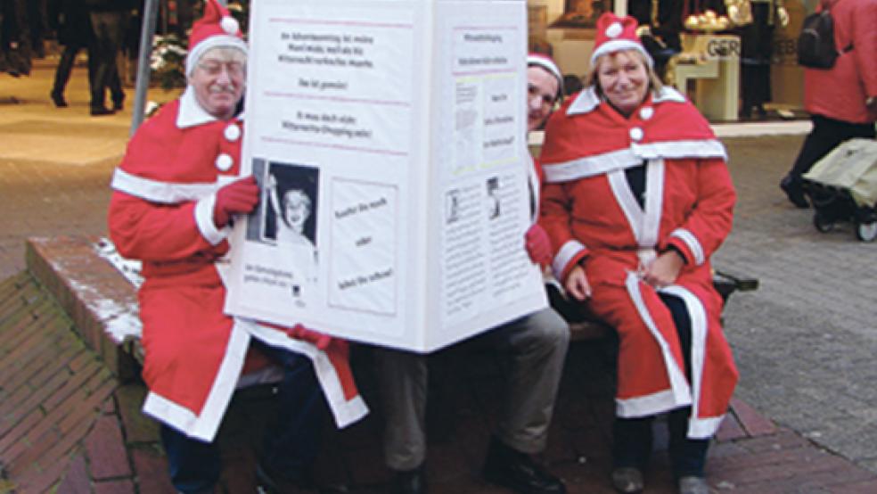 Die Gewerkschaft ver.di machte in der Vergangenheit immer wieder mit Protestaktionen gegen das Sonntagsshopping in Leer Front. Rechts im Bild: Elisabeth Popken, Vorsitzende des Ortsvereins Leer, aus Bunde. © Foto: privat