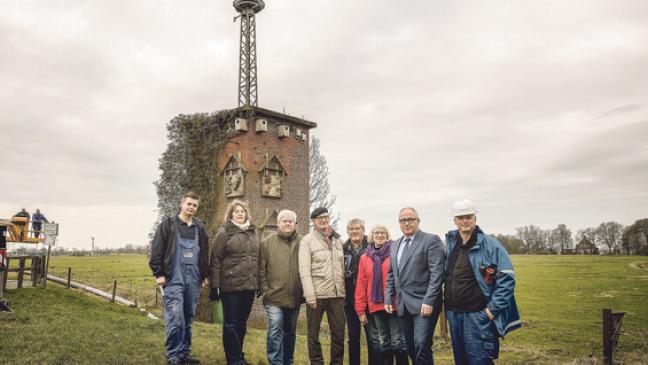 Neues Nest  für »Meister Adebar«