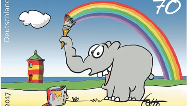 Lachen und Lecken: Ottos Markenzeichen