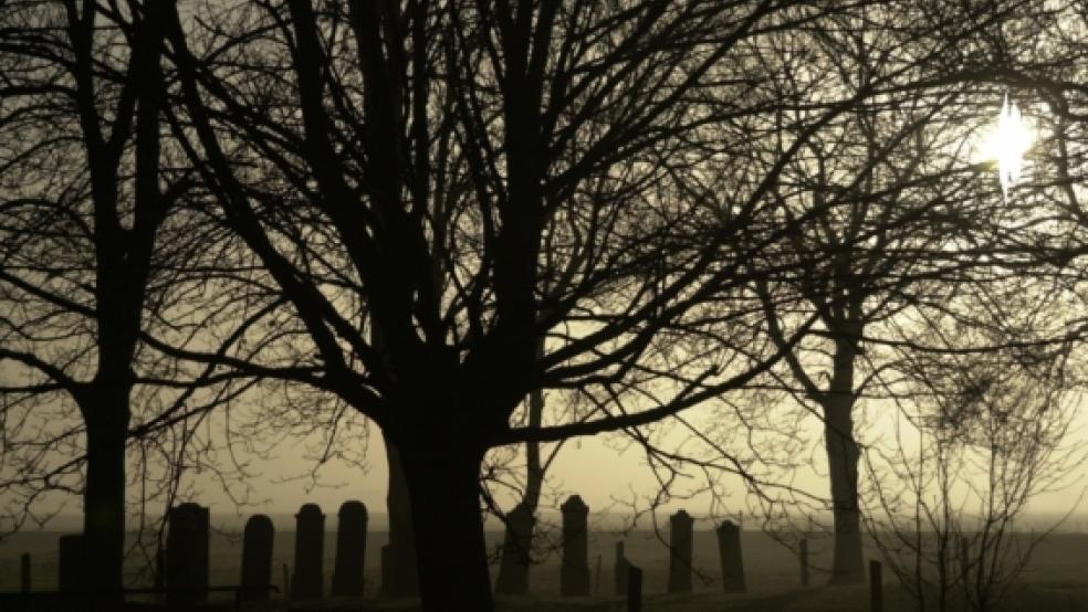 Der jüdische Friedhof in Jemgum - ein Ort der Ruhe und Erinnerung. Damit dies so bleibt, soll eine neue Brücke etwas abseits von der Begräbnisstätte entstehen. © Archivfoto: Hanken