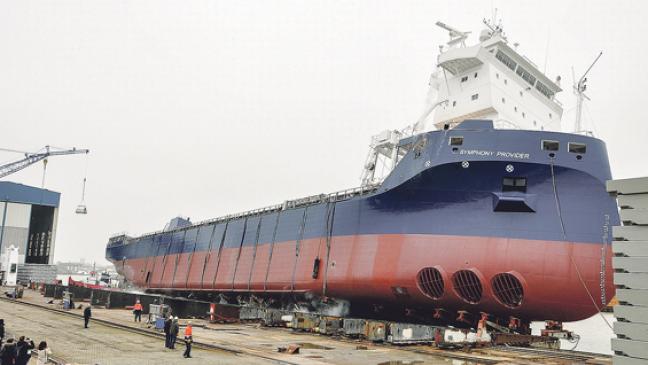 Stapellauf für neuen Offshore-Frachter