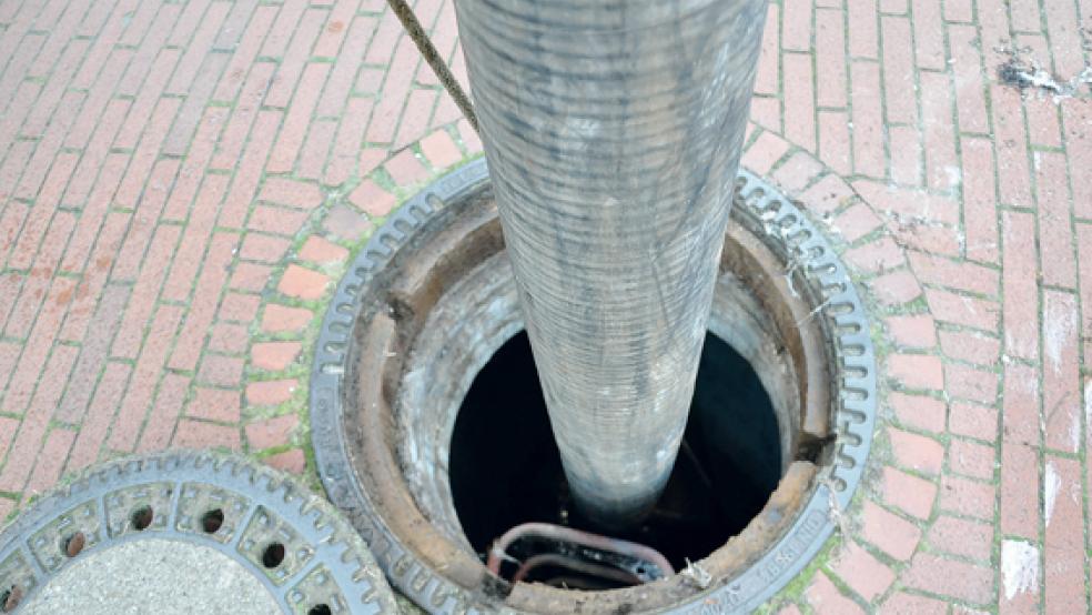 Die gesamte Kanalisation in Jemgum soll von Experten untersucht werden.  © Foto: Archiv
