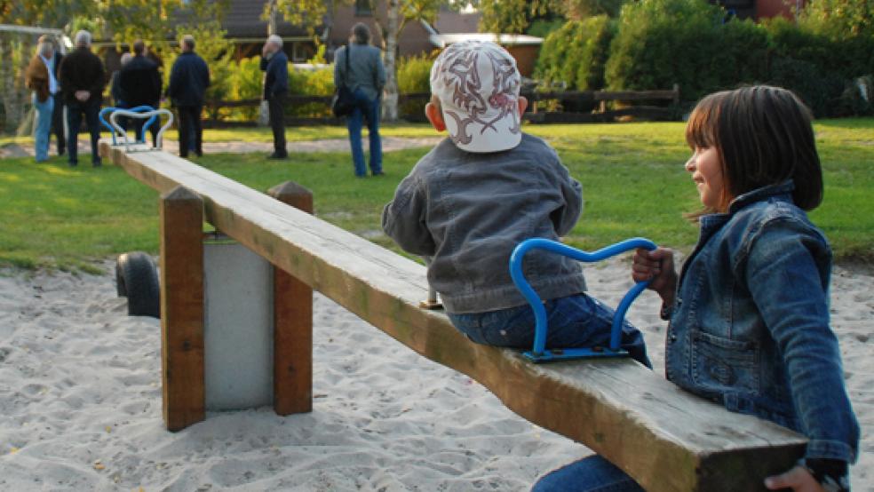 Über die richtige Ausstattung von Spielplätzen machen sich jetzt auch die »Großen im Jemgumer Rat Gedanken. © Foto: Archiv
