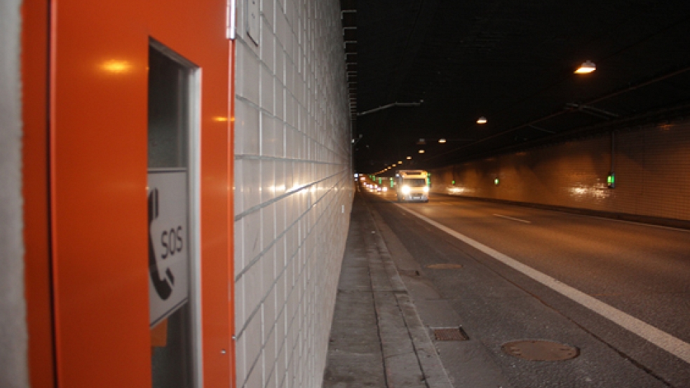 Der Hauptfahrstreifen in der Südröhre des Emstunnels wird vom 2. bis 20. Mai gesperrt. © Archivfoto: Flockenhagen