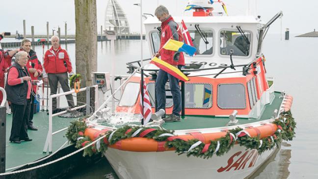 Neues Boot für  Seenotretter getauft