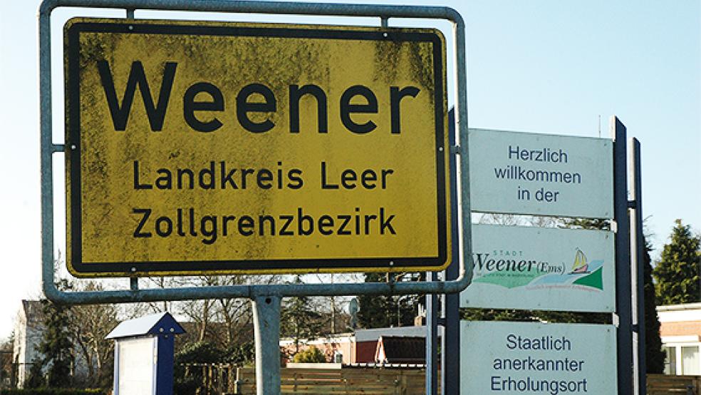 Unbekannte Täter haben die Polizei in Weener auf Trab gehalten. Die Beamten bitten die Bevölkerung um Hinweise. © Foto: RZ-Archiv