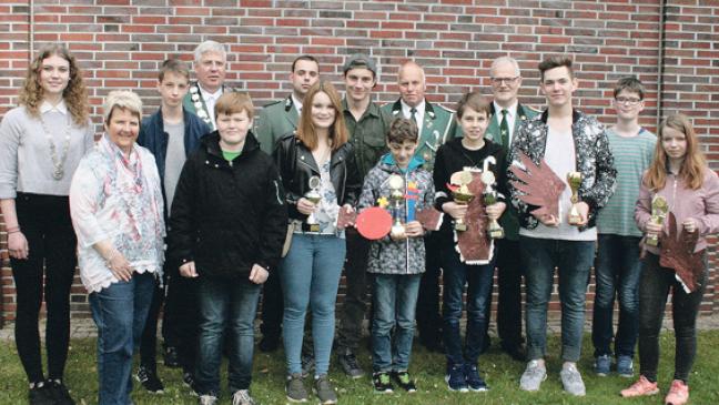 Mit 13 Jahren auf dem Schützenthron