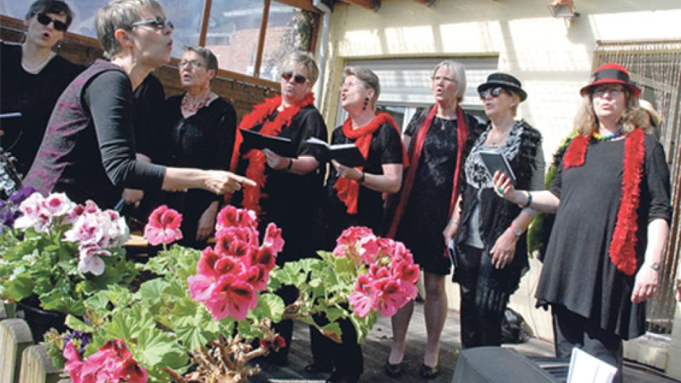 Welthits auf Platt boten die »Malle Diven« bei ihrem Konzert in Weener. © Foto: Kuper