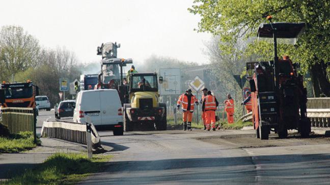 L 15 wird ausgebessert