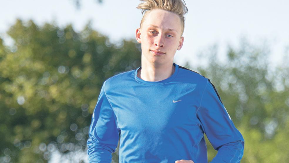 Sein Lauf führt Jannes Smid momentan in die Spitzengruppe des Ossiloops. © Foto: Mentrup