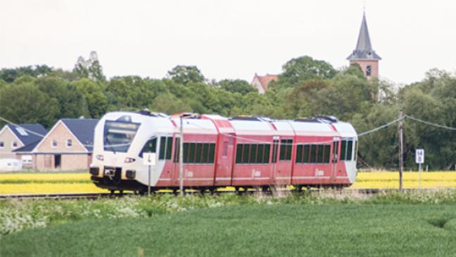 Wo hält die Bahn in Bunde?