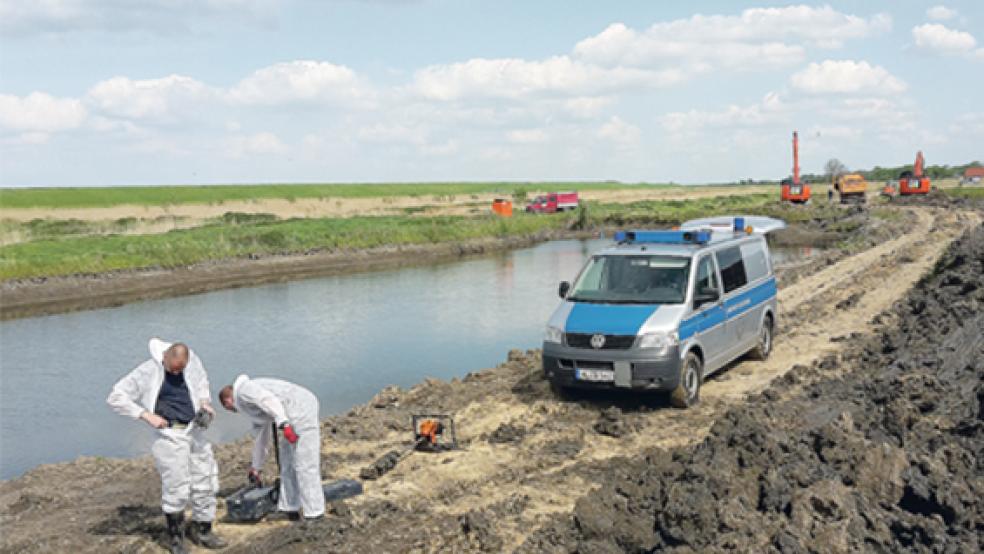 Am Landschaftssee war am Montag erneut der Kampfmittelbeseitigungsdienst im Einsatz. © Foto: Mohr