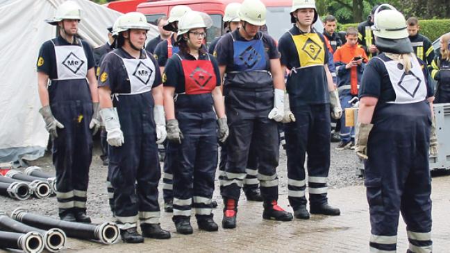 Die Feuerwehr Weener blieb Herr auf ihrem Wettkampfplatz