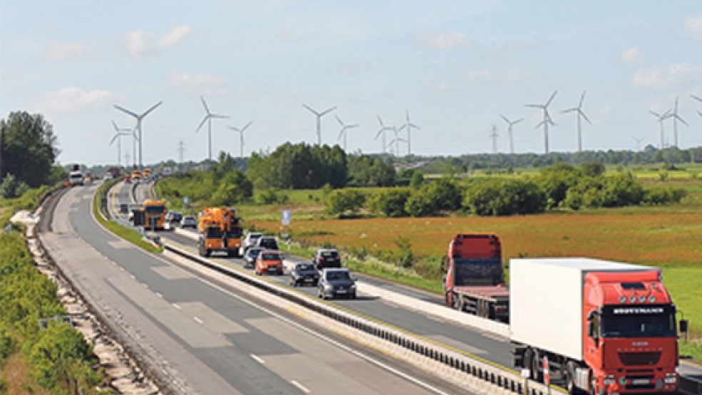 Die Verzögerungen beim Ausbau der A 31 zwischen Neermoor und Riepe stoßen weiter auf Kritik. © Foto: CDU