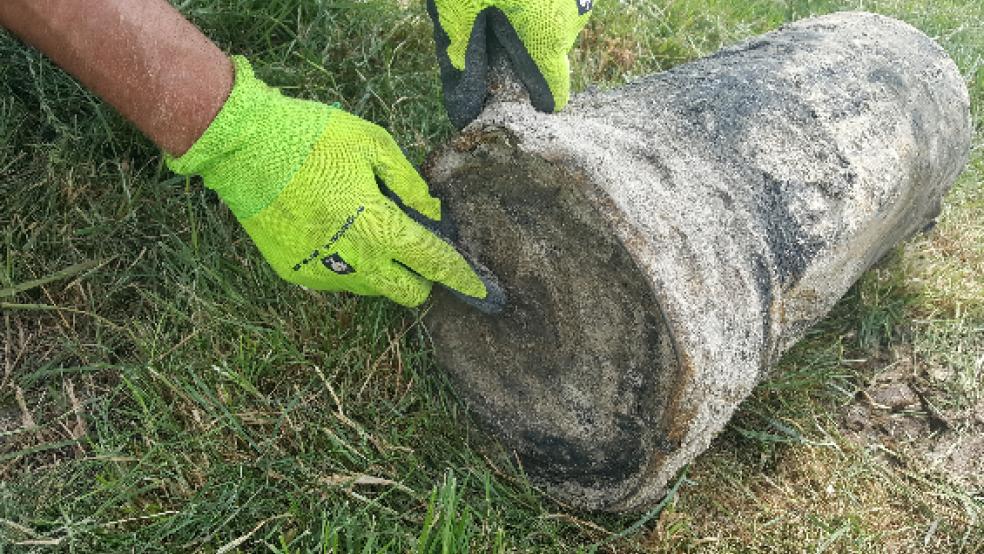 In Leer wurde eine Bombe gesprengt.  © Polizei